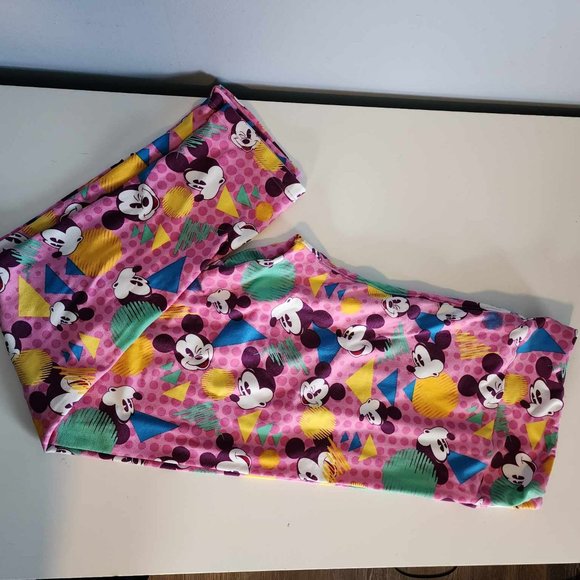 EUC LuLaRoe Disney Mickey Leggings T/C - Picture 2 of 6